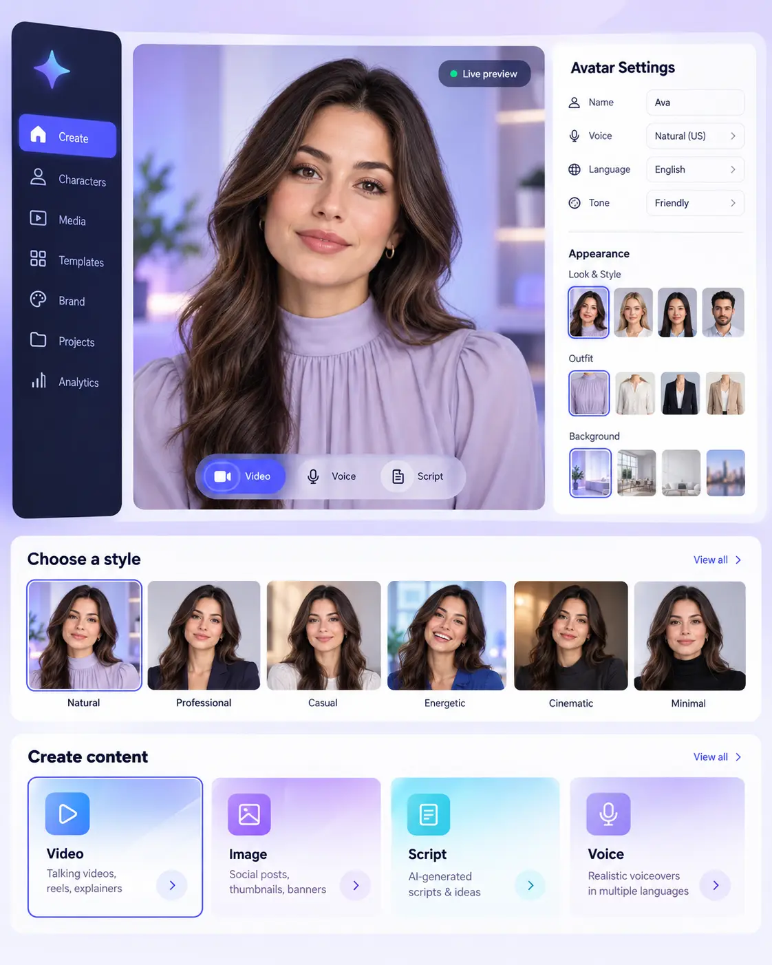 AI character studio