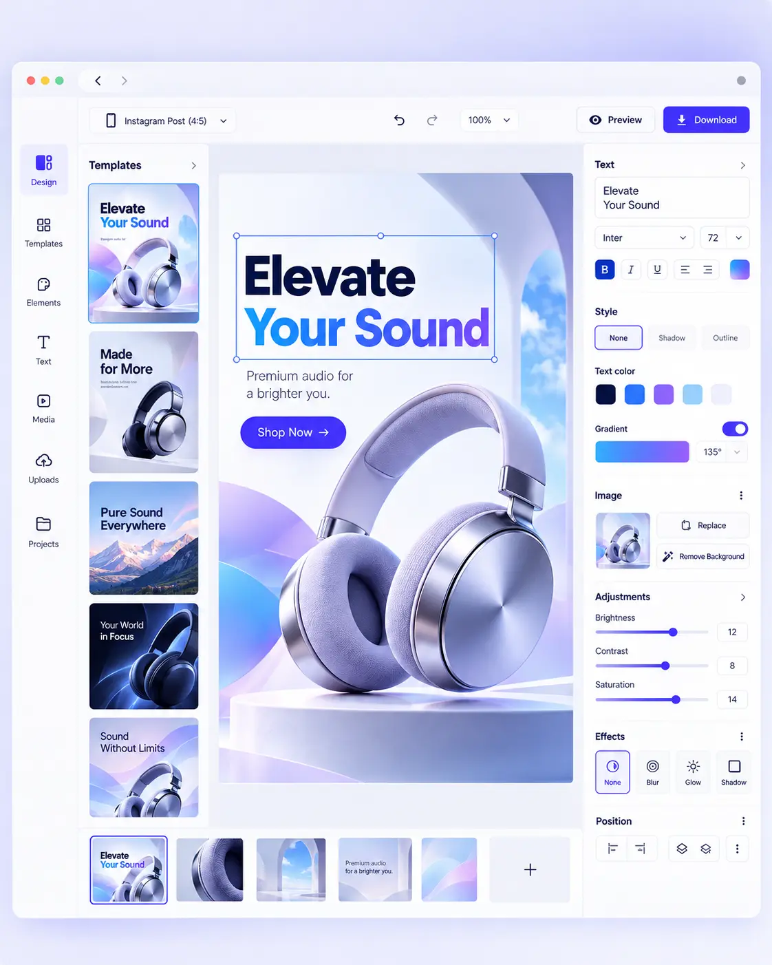 Digital ad editor